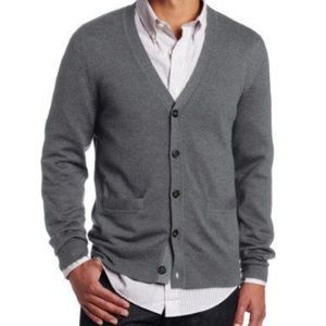 JACK SPADE Grey Wool Cardigan Sweater - Size S